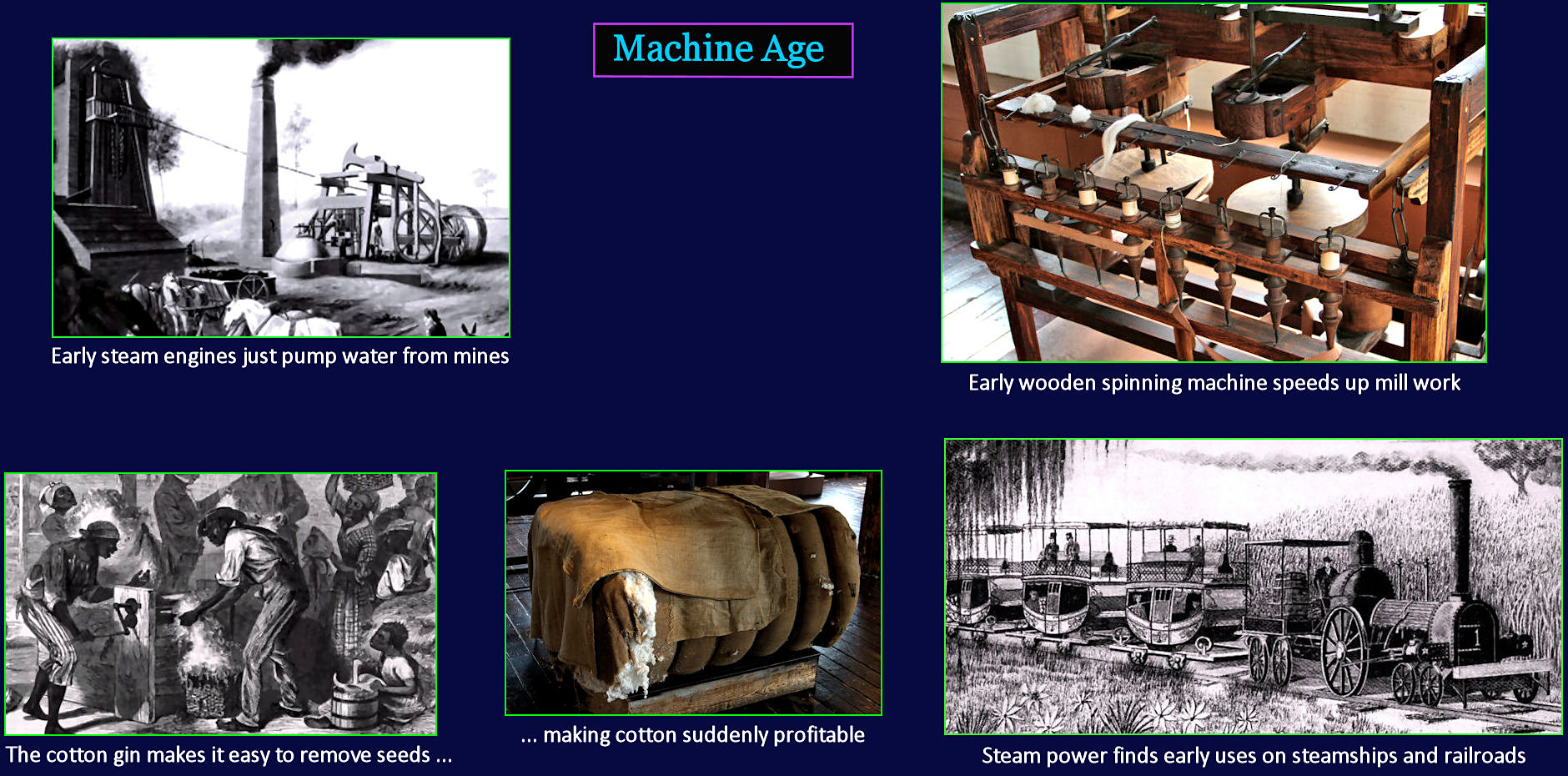 Early machinery, 1800s